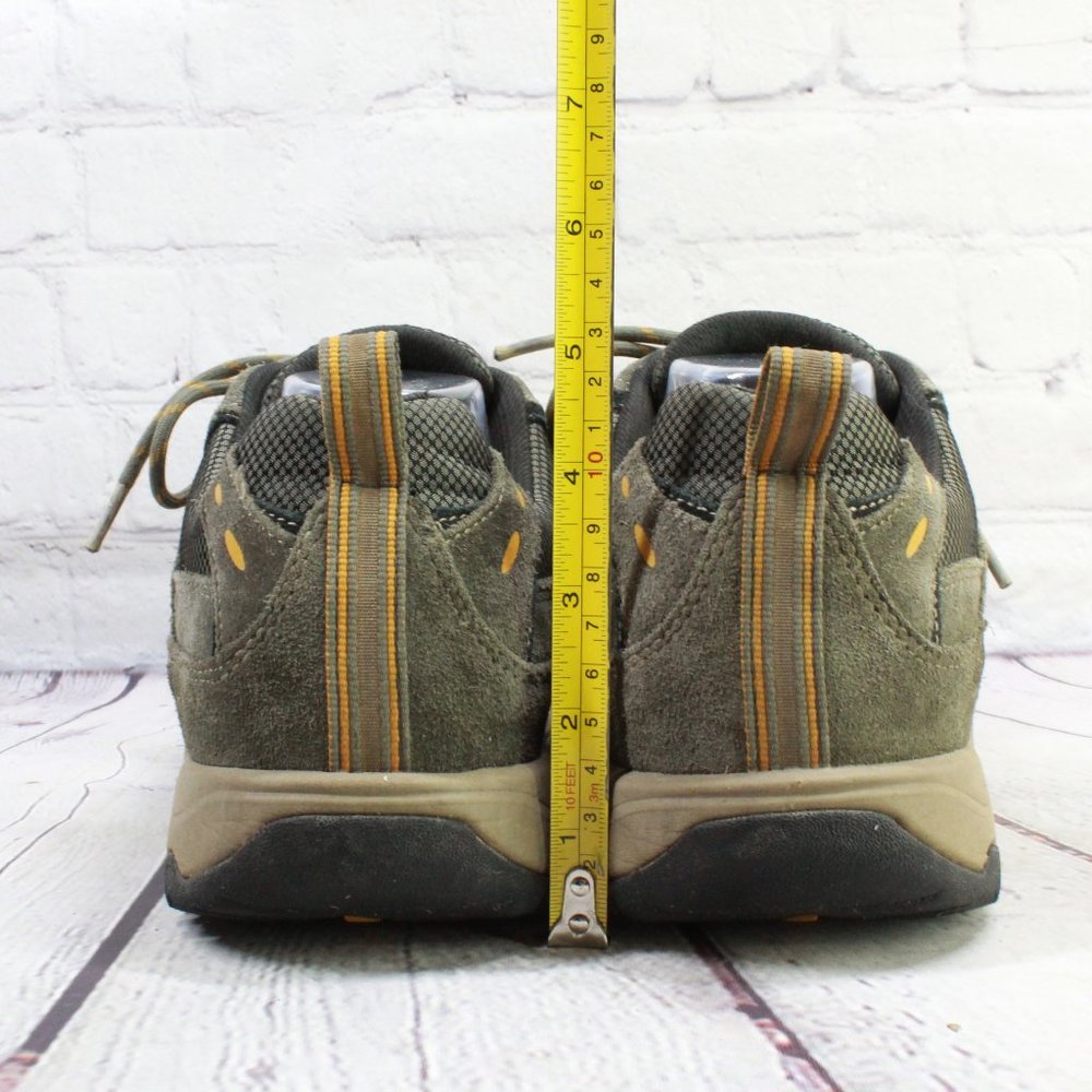 LL BEAN Men's Trail Model 4 Hiking Shoes Brown Canvas Low Top Waterproof 9.5 M - Picture 8 of 9